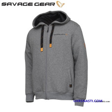 Худи Savage Gear Classic Zip Hoodie серый